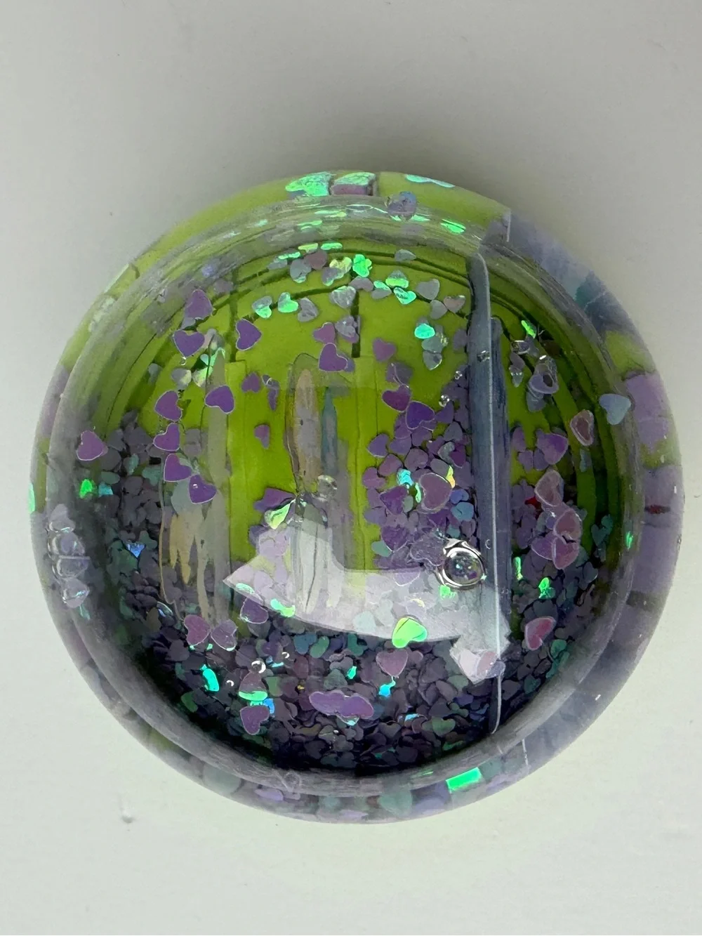 Disney Parks Snowglobe TINK‎ Tinkerbell Disneyland Resort Plastic Collectible